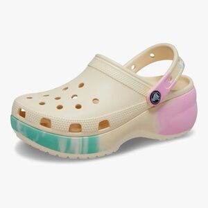 Women’s Platform Crocs Multicolor Clog